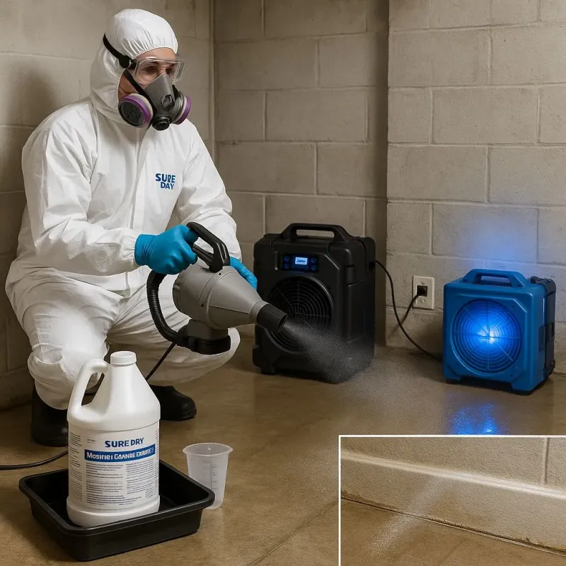 Sanitization and Odor Removal process in Central City, PA