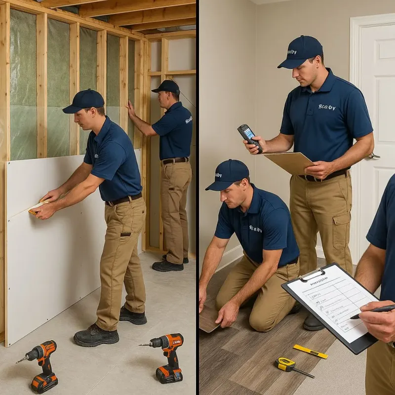 Repairs and Reconstruction process in Central City, PA