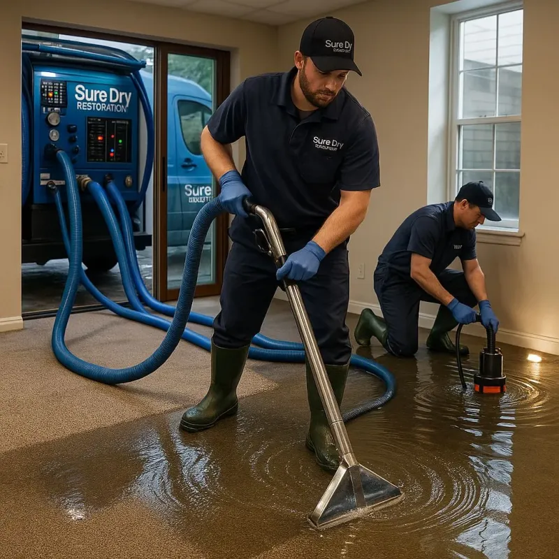 Water Extraction and Removal process in Central City, PA